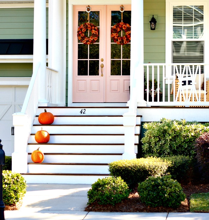 our pink front door Our Fifth House