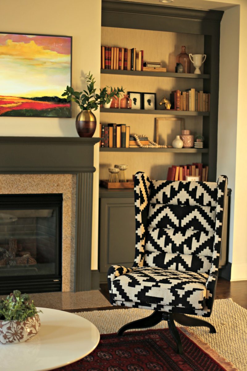 5 step process for styling bookshelves